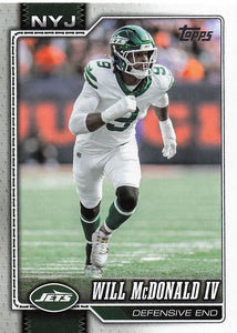 2026 Topps Flagship Football Will McDonald IV #158