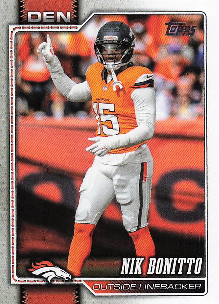 2026 Topps Flagship Football Nik Bonitto #61