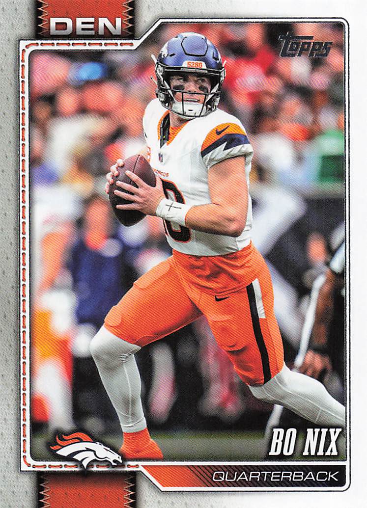 2026 Topps Flagship Football Bo Nix #58