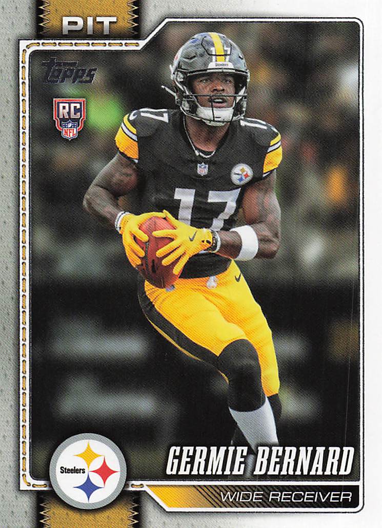 2026 Topps Flagship Football Germie Bernard #325 RC