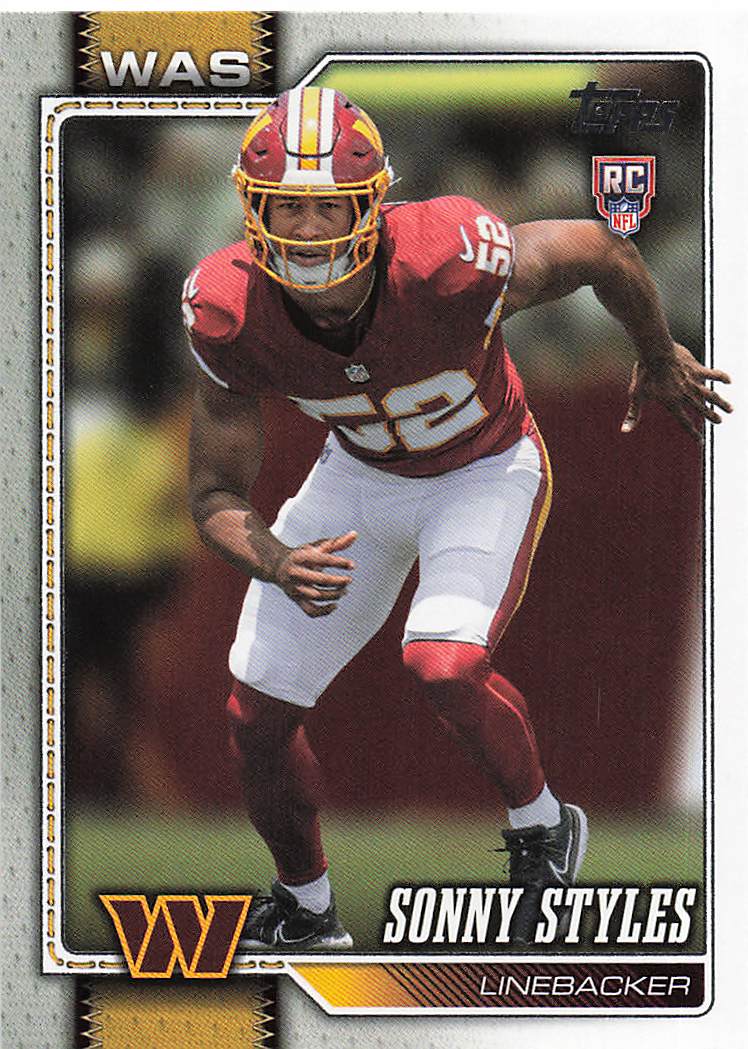 2026 Topps Flagship Football Sonny Styles #347 RC
