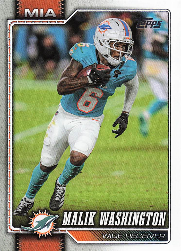 2026 Topps Flagship Football Malik Washington #123