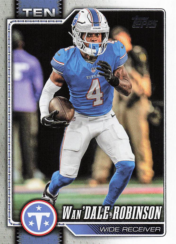 2026 Topps Flagship Football Wan'Dale Robinson #246