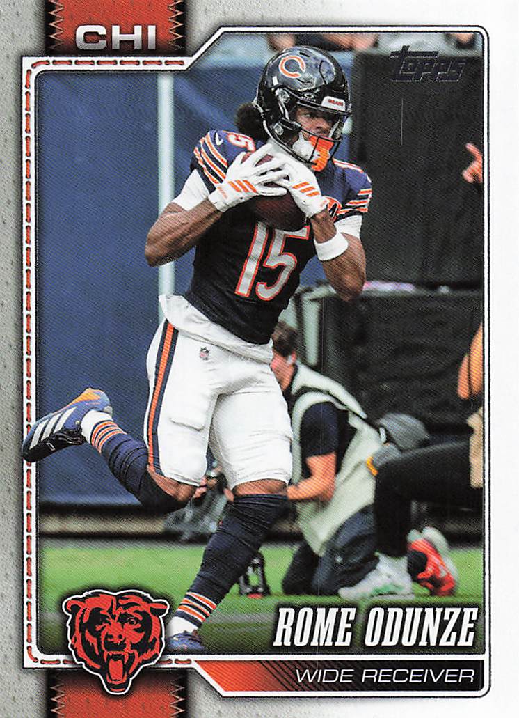 2026 Topps Flagship Football Rome Odunze #32