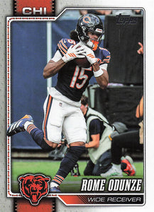 2026 Topps Flagship Football Rome Odunze #32