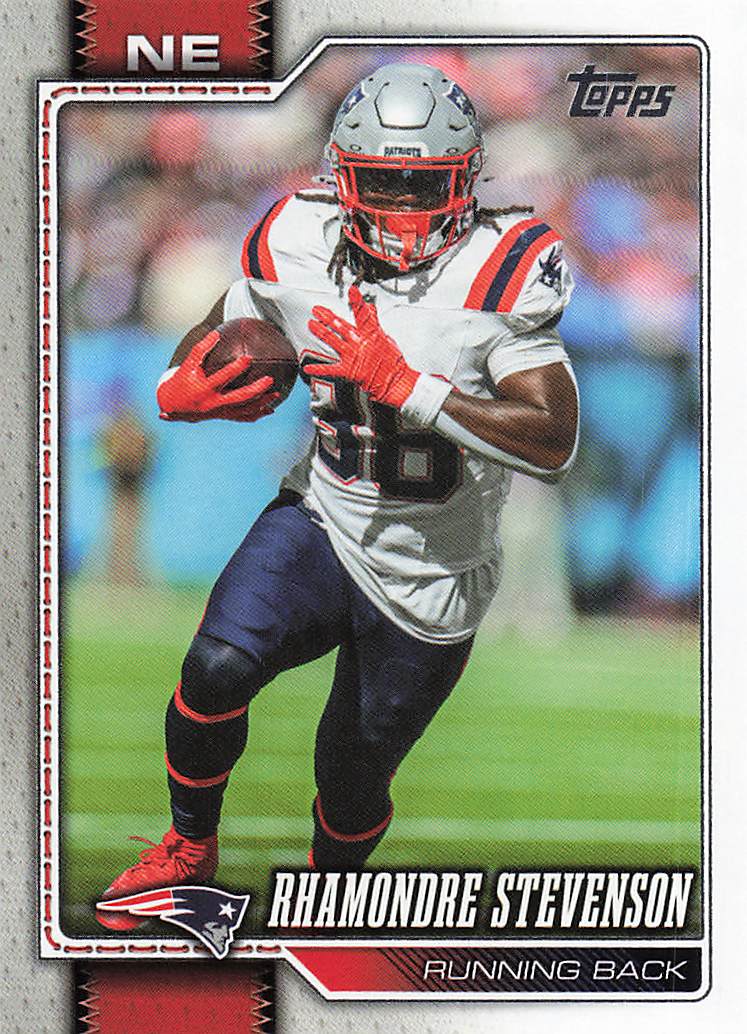 2026 Topps Flagship Football Rhamondre Stevenson #141
