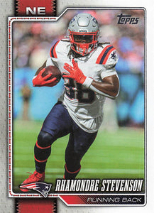 2026 Topps Flagship Football Rhamondre Stevenson #141