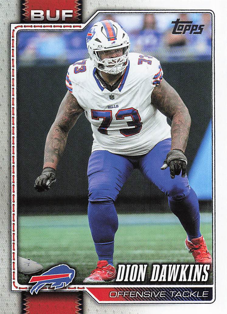 2026 Topps Flagship Football Dion Dawkins #23