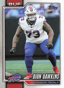 2026 Topps Flagship Football Dion Dawkins #23