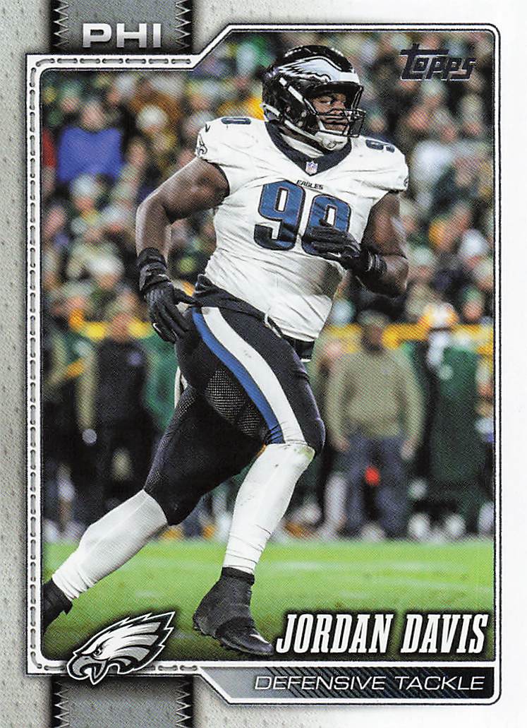 2026 Topps Flagship Football Jordan Davis #168
