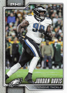 2026 Topps Flagship Football Jordan Davis #168