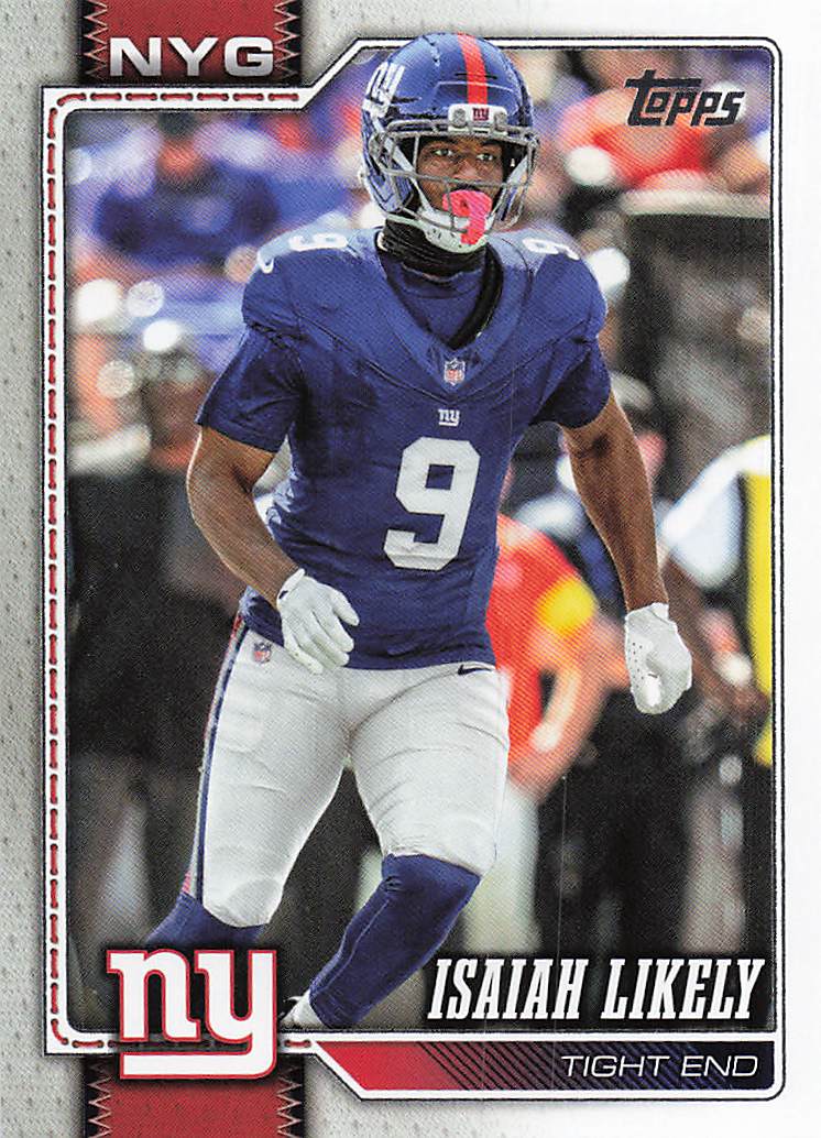2026 Topps Flagship Football Isaiah Likely #206