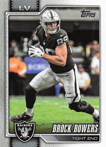 2026 Topps Flagship Football Brock Bowers #119