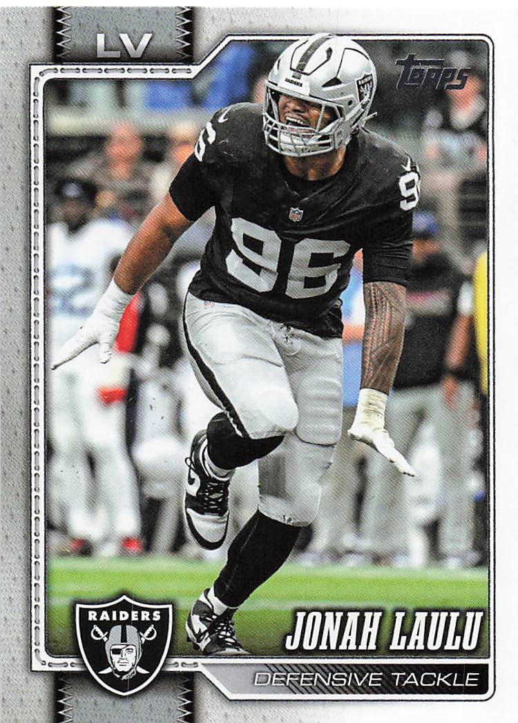 2026 Topps Flagship Football Jonah Laulu #235