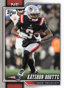 2026 Topps Flagship Football Kayshon Boutte #242