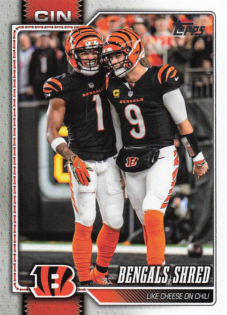 2026 Topps Flagship Football Bengals Shred #293