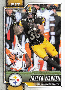 2026 Topps Flagship Football Jaylen Warren #174