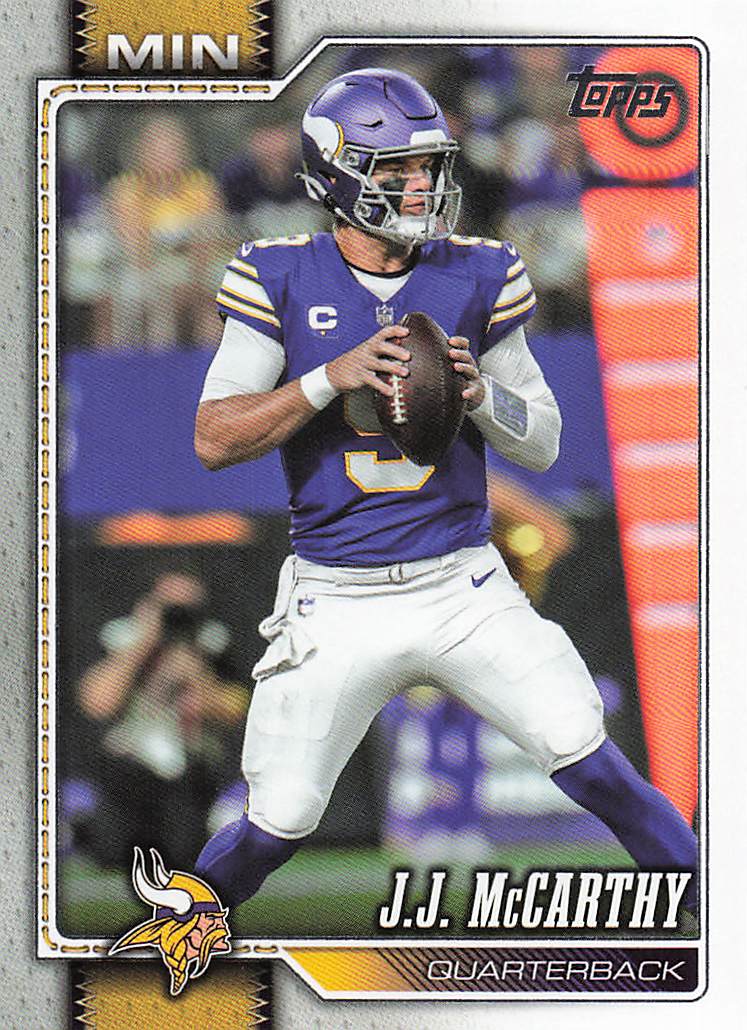 2026 Topps Flagship Football J.J. McCarthy #134