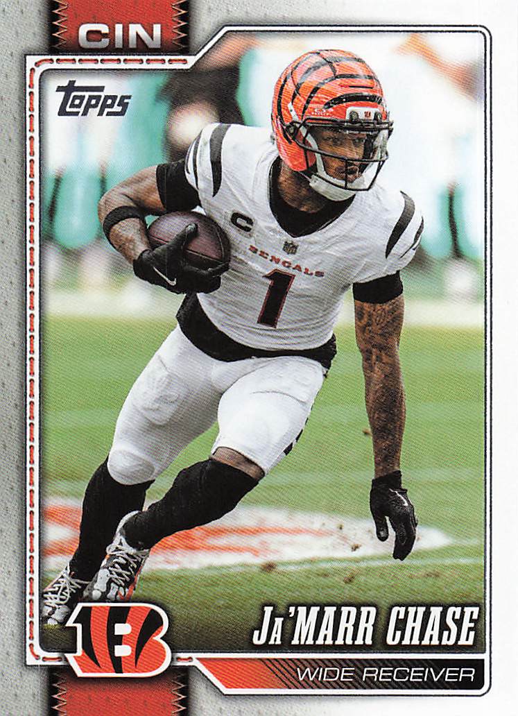 2026 Topps Flagship Football Ja’Marr Chase #43
