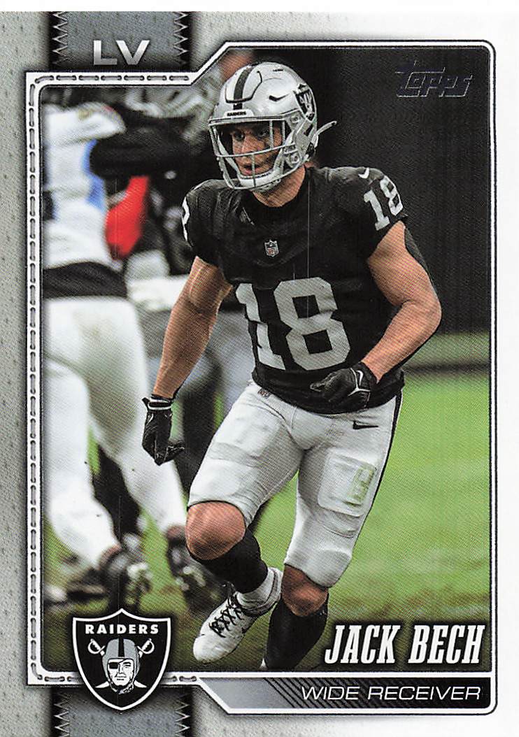 2026 Topps Flagship Football Jack Bech #120