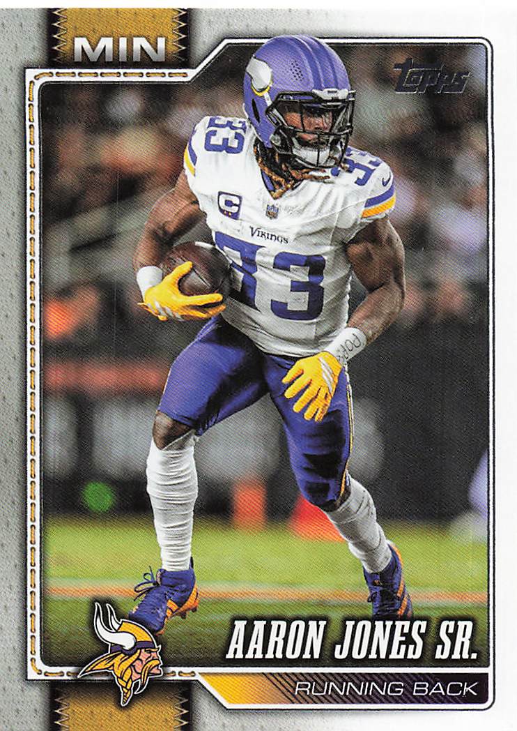 2026 Topps Flagship Football Aaron Jones #240