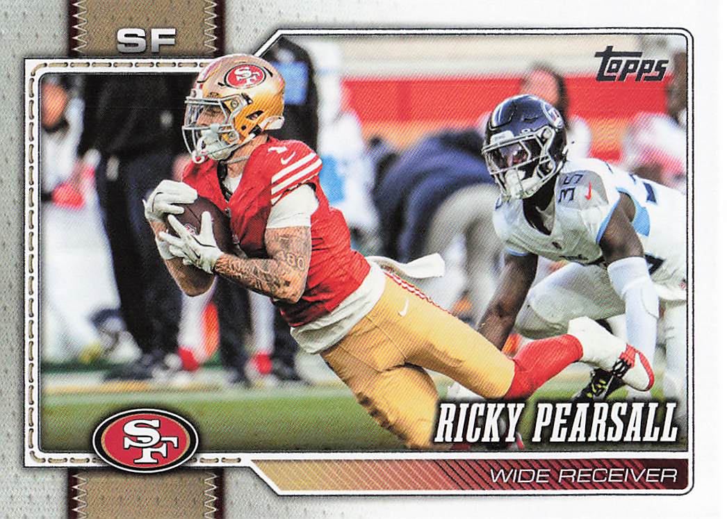 2026 Topps Flagship Football Ricky Pearsall #182