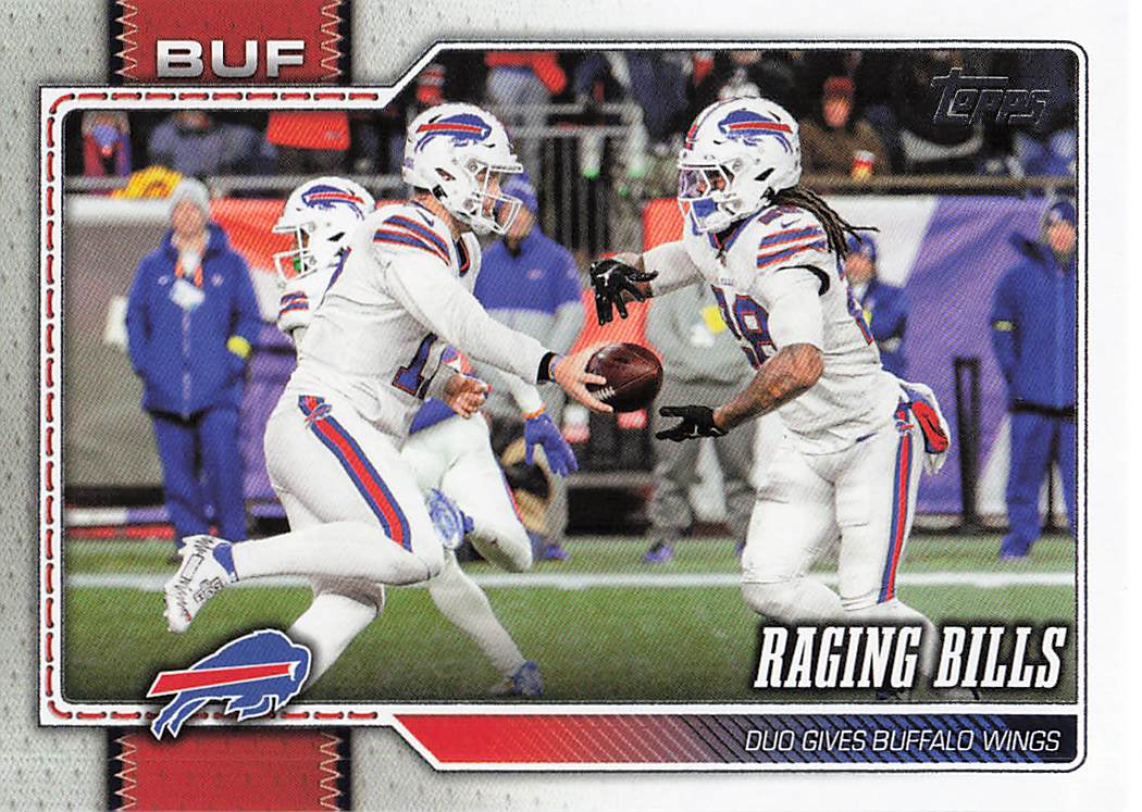 2026 Topps Flagship Football Raging Bills #292