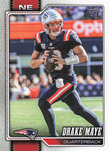 2026 Topps Flagship Football Drake Maye #136