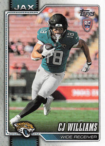 2026 Topps Flagship Football C.J. Williams #394 RC