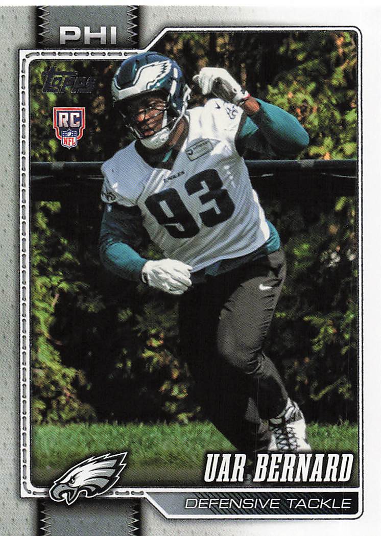 2026 Topps Flagship Football Uar Bernard #400 RC