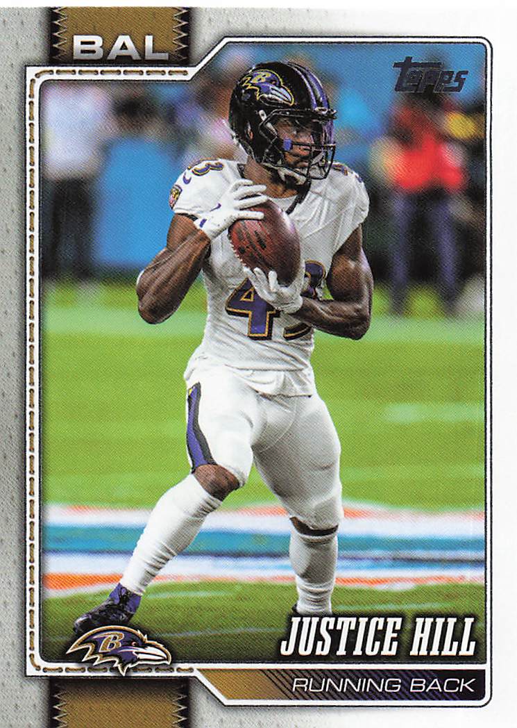 2026 Topps Flagship Football Justice Hill #18