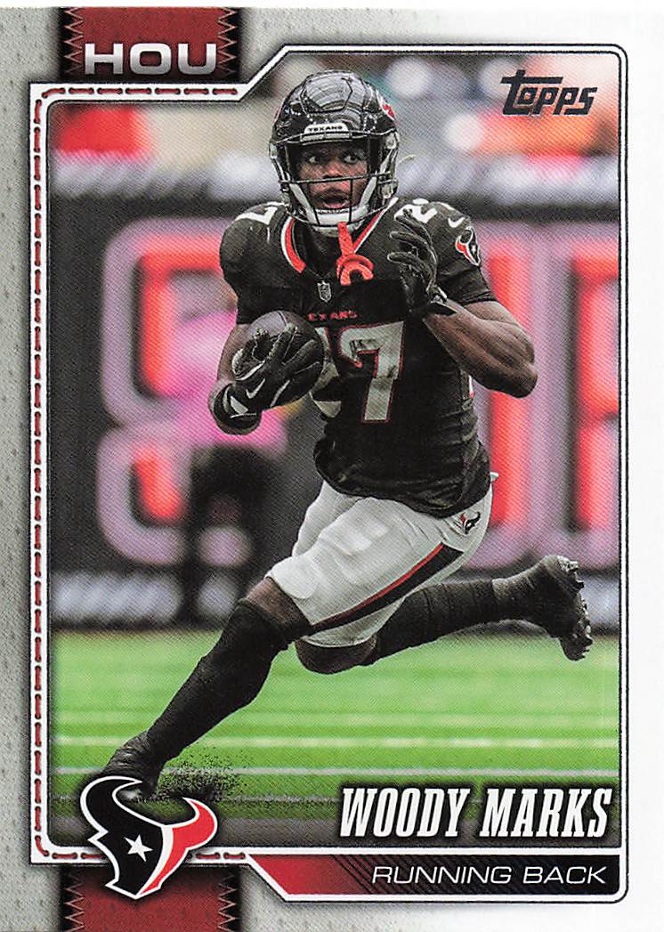 2026 Topps Flagship Football Woody Marks #78