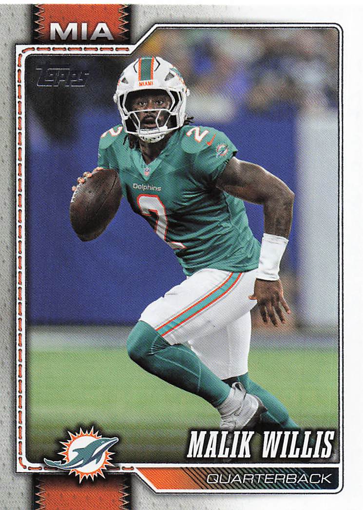 2026 Topps Flagship Football Malik Willis #238