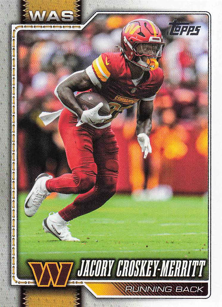 2026 Topps Flagship Football Jacory Croskey-Merritt #197