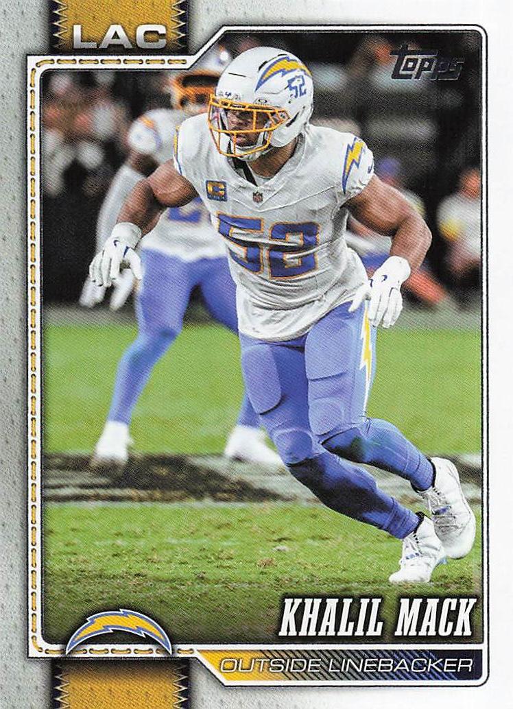 2026 Topps Flagship Football Khalil Mack #108