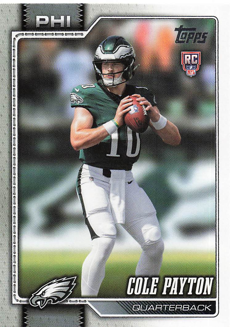 2026 Topps Flagship Football Cole Payton #307 RC
