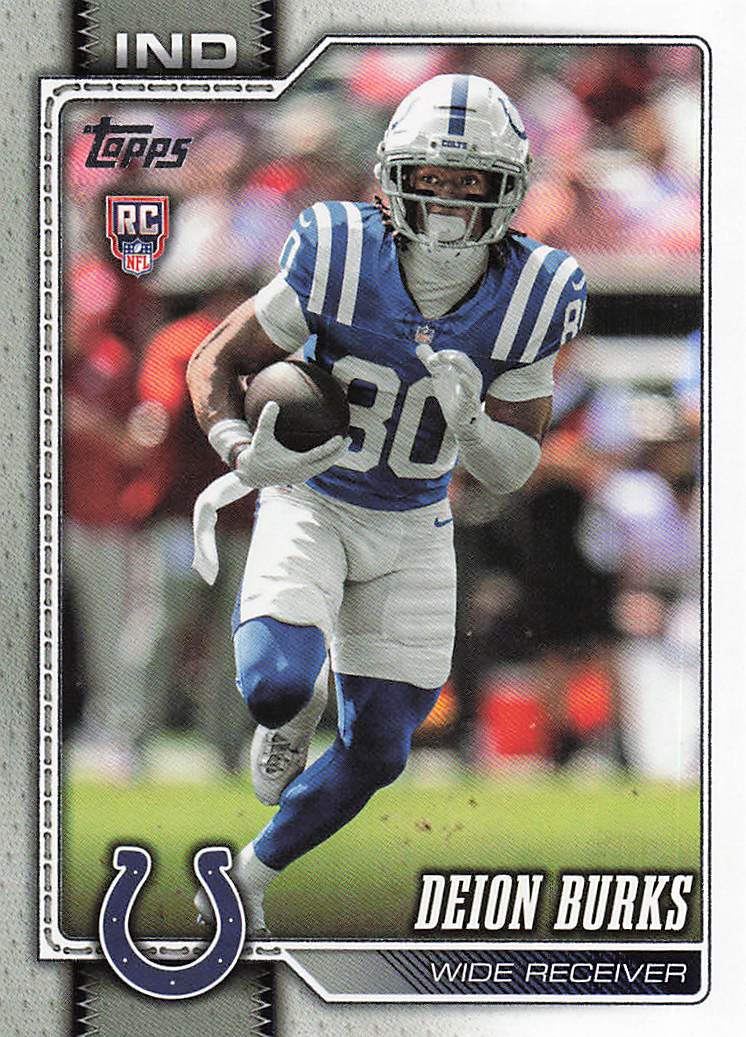 2026 Topps Flagship Football Deion Burks #333 RC