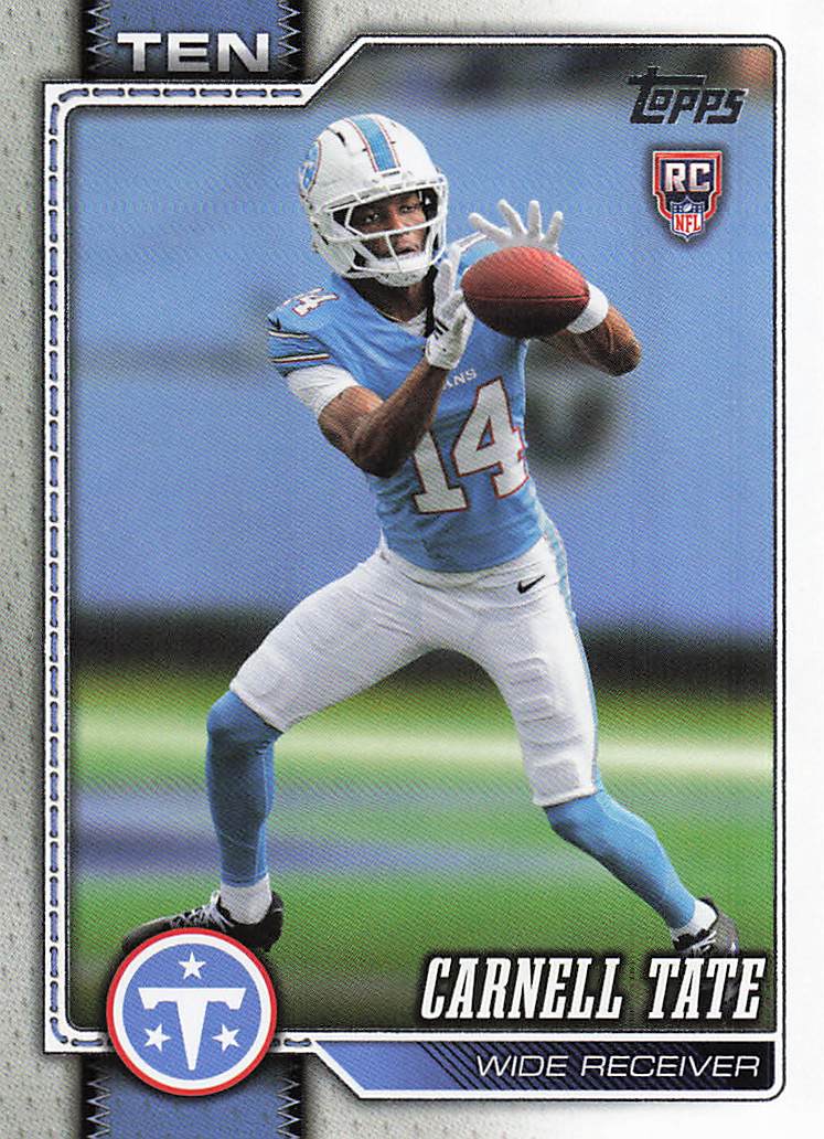 2026 Topps Flagship Football Carnell Tate #318 RC