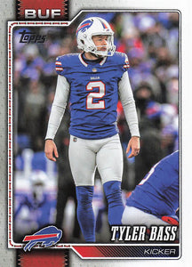 2026 Topps Flagship Football Tyler Bass #209