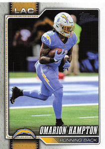 2026 Topps Flagship Football Omarion Hampton #107