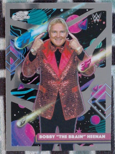 2026 Topps Chrome Cosmic WWE Wrestling Bobby "The Brain" Heenan #8