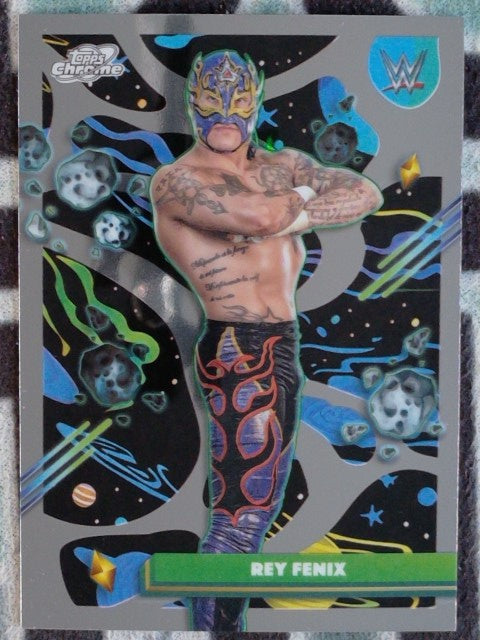 2026 Topps Chrome Cosmic WWE Wrestling Rey Fenix #191