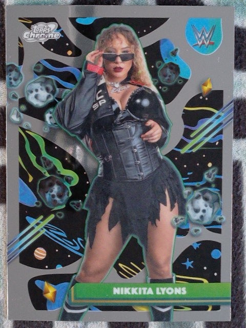 2026 Topps Chrome Cosmic WWE Wrestling Nikkita Lyons #171