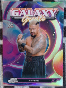 2026 Topps Chrome Cosmic Wrestling Galaxy Greats Solo Sikoa #GG-20