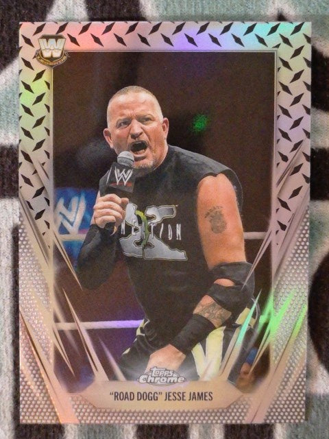 2026 Topps Chrome WWE Diamond Plate Refractor "Road Dogg" Jesse James #23