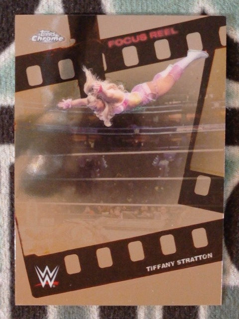 2026 Topps Chrome WWE Wrestling Focus Reel Tiffany Stratton #FR-19