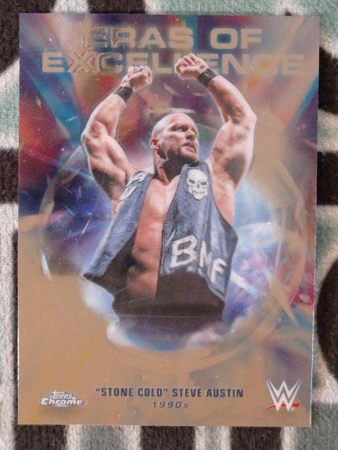 2026 Topps Chrome WWE Eras of Excellence "Stone Cold" Steve Austin #ERA-40