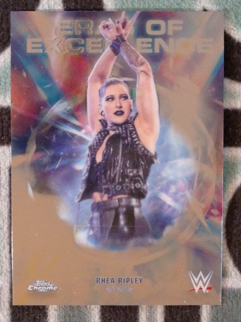2026 Topps Chrome WWE Wrestling Eras of Excellence Rhea Ripley #ERA-27