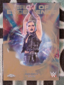2026 Topps Chrome WWE Wrestling Eras of Excellence Rhea Ripley #ERA-27