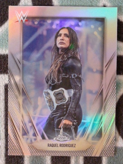 2026 Topps Chrome WWE Wrestling Refractor Raquel Rodriguez #84